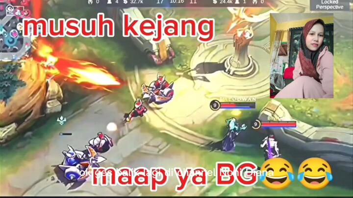 MAAP YA BG ... KALAU MUSUH NYA KEJANG 😂😂