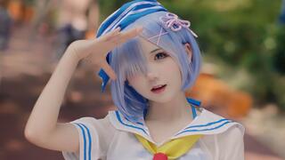 Cosplay of Rem|<Re:Life in a different world from zero>|<Summertime>