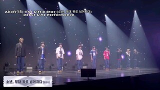 Ahof(아홉)The Little Star (소년, 무대 위로 넘어지다)Debut Live Performance
