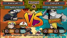 KAKASHI VS ZABUZA GAMEPLAY ™ Battle Games Naruto Shippuden Ultimate Ninja 5 PlayStation2