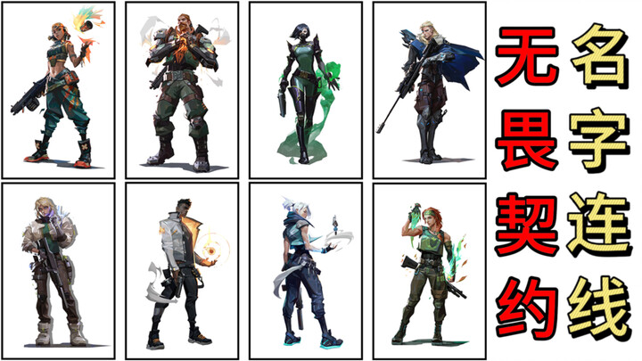 Crossover of Valorant Character Names