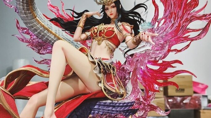 [PCS Model/Physical store unboxing] 1/4 Jimutang "Battle Through the Heavens" Medusa colored scale s