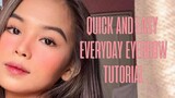 Quick & Easy Everyday Eyebrow Tutorial | Frhea Jaimil (PHILIPPINES)