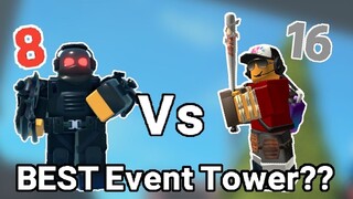 8 Executioners Vs 16 Gladiators (who will win?) | Tower Defense Simulator ROBLOX