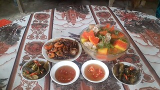Giò Heo Hầm Đu Đủ ăn Kèm Dưa Mắm Cá Kho| TKQ T249