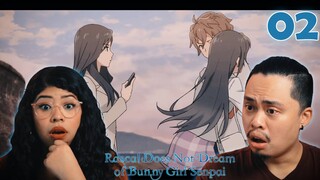 MAI'S DISAPPEARING? Rascal Does Not Dream of Bunny Girl Senpai Episode 2 Reaction