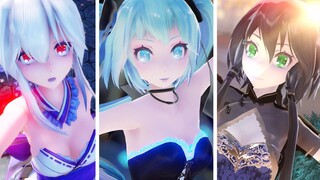 [MMD] สาวๆจัดสักหน่อยสิ Haku x Miku x Tianyi เต้นเพลง - "FREYJA.sys"