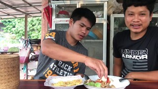 ตำบักหุ่งย่างเห็ดทอดไข่กินข้าวกับอ้ายอาท