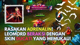 Rasakan Adrenalin! Leomord Beraksi dengan Skin Ducati yang Memukau!