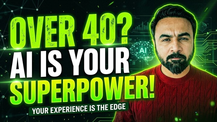 Over 40? AI Is Your Real Superpower — Experience Beats "Techy"