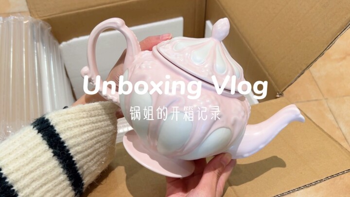 Unboxing Vlog | Unboxing Beautiful Tableware and Home Goods!
