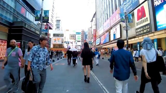 Tokyo, Shinjuku 👍 Let's walk around during the day 💖 4K Nonstop 1 hour