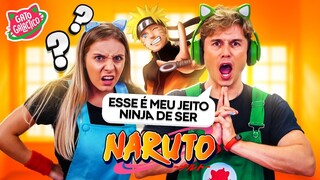 SÓ PODE FALAR FRASES DO NARUTO POR 24 HORAS !!! | Gato Galactico