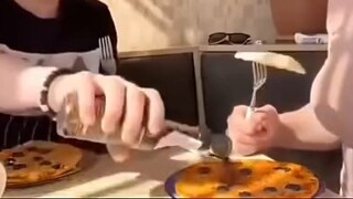 The brothers made a fool of themselves the first time they met.