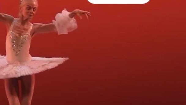 85-year-old ballet grandma! She has been dancing all her life and has been beautiful all her life!