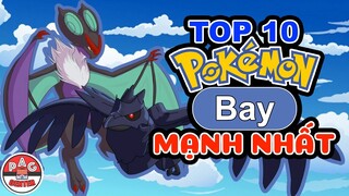 Xếp hạng Top 10 Pokemon hệ BAY mạnh nhất !!! | Top 10 Strongest Flying Type Pokemon !!! | PAG Center