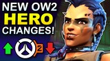 Overwatch 2 Season 1 Balance Changes! - Buffs, Nerfs, & New Passive Abilities!