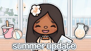 TOCA SUMMER UPDATE! (NEW HOUSE, VEHICLE & MORE) | VOICED 📢 toca life world update