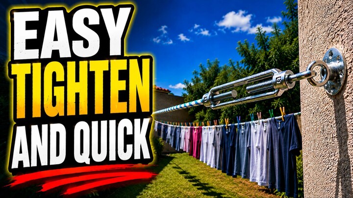 Easy & Removable Clothesline/Cable de Ropa: Fácil y Removible