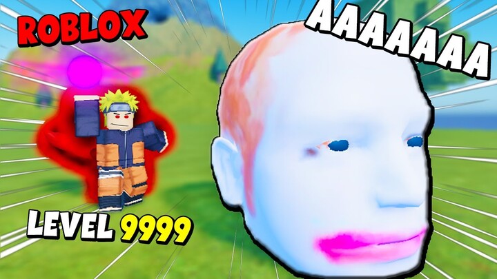 VIREI O NARUTO PARA ESCAPAR DO CABEÇÃO NO ROBLOX (Escape Running Head)