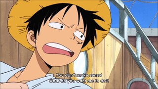 luffy insults zoro funny scene