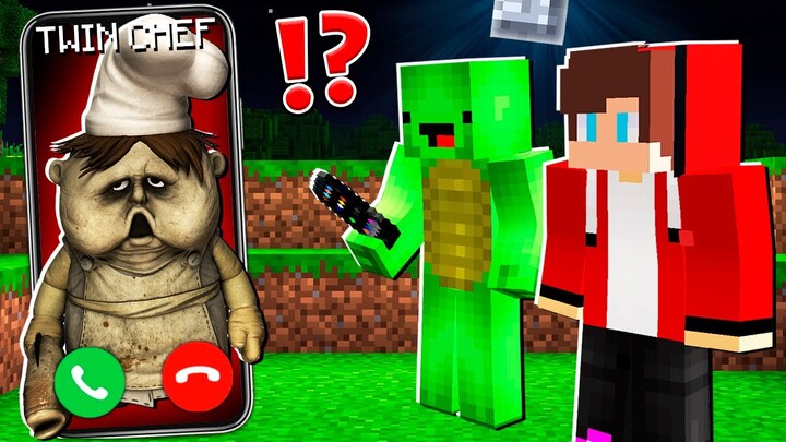 Why Creepy TWIN CHEF from Little Nightmares CALLING to MIKEY and JJ at 3am ? - in Minecraft Maizen