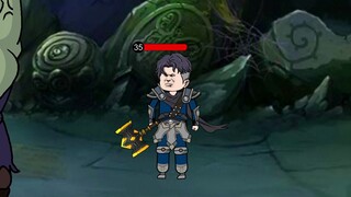 Look carefully, this player is actually teasing the boss