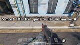 5 most effective guns to use in CODM Season 4