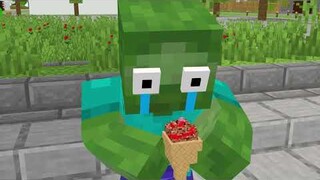 Monster School : Zombie Family & Herobrine Family - Sad Story Minecraft Animation