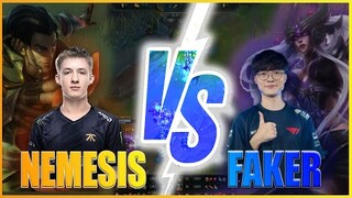 T1 Faker Syndra vs Nemesis Twisted Fate, ĐẲNG CẤP CỦA 2 MID LANE HÀNG ĐẦU THẾ GIỚI !!! (LMHT)