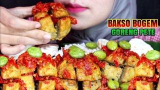 ASMR BAKSO BOGEM GORENG CABE PEDAS PAKAI PETE | ULUL ASMR MUKBANG INDONESIA