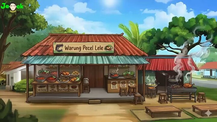 AZAB WARUNG PECEL LELE CULAS SANTET SAINGAN DEMI LARIS DAGANGAN | ANIMASI AZAB