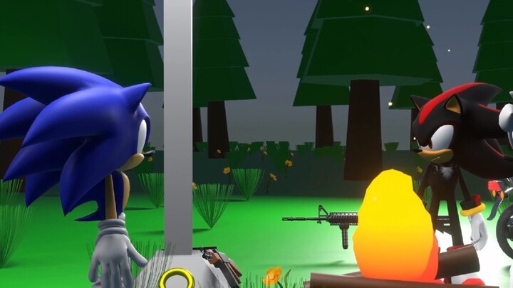 [Homemade Sonic Animation] An argument Black and blue daily bickering