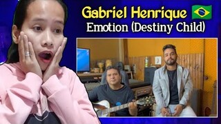 Gabriel Henrique - Emotion ( Destiny Child Cover) || Reaction