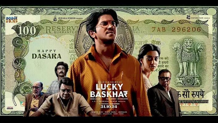 Lucky Baskhar | Full Movie in Hindi 2024 | Meenakshi Chaudhary | Venky Atluri | happy19