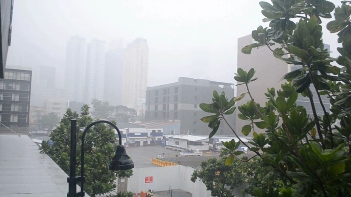 Unexpected Heavy Rainfall with Thunderstorms at Capitol Commons, Pasig