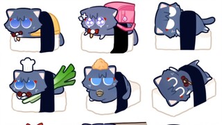 点击即看散猫寿司制作过程手慢无！