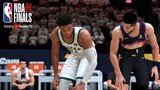 NBA 2K21 Ultra Modded Finals | Suns vs Bucks | Full GAME 1 Highlights
