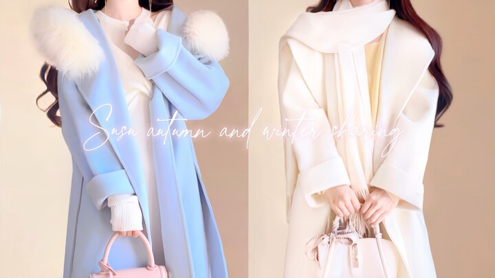 ฤดูใบไม้ร่วงและหนาวนี้ ฉันขอเป็นคุณหนูไฮโซไปเลย! เสื้อโค้ทสีอ่อนสวยมากจริงๆ! 160/48 กก. แชร์ลุคแต่งต