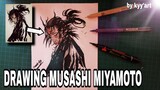 DRAWING MUSASHI MIYAMOTO FROM VAGABOND by kyy'art | BILIBILI