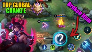 Chang'e Damage Hacked! Broken Item You Must Use | Top Global Chang'e Full Gameplay