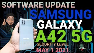 SAMSUNG GALAXY A42 5G | SOFTWARE UPDATE | MAY 1 2021 SECURITY LEVEL