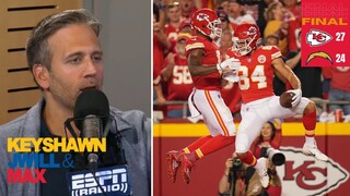 KJM | "Chiefs are destroying the AFC West" Max Kellerman reacts to Chiefs beat Chargers 27-24