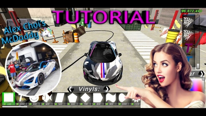 Car Parking Multiplayer | Alex Choi's McDaddy 🦄 Wrap | TUTORIAL