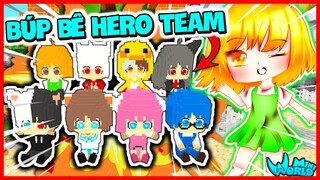 NOOB KAMUI BIẾN HERO TEAM THÀNH BÚP BÊ TÍ HON TRONG LÀNG HERO TEAM MINI WORLD !!!