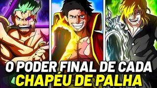 O INCRÍVEL PODER FINAL DE CADA MEMBRO DOS CHAPÉUS DE PALHA EM ONE PIECE