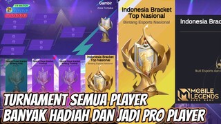 TURNAMENT SEMUA PLAYER ! BISA JADI PRO PLAYER TERKENAL MASUK KE RRQ / EVOS & BANGGAIN ORG TUA