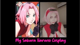 Sakura Haruno cosplay make up