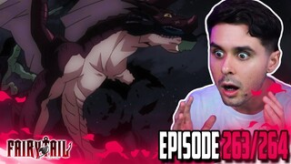 "WHAT IS EVEN HAPPENING" Fairy Tail Ep.263, 264 Live Reaction!