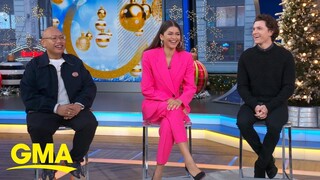 Tom Holland, Zendaya and Jacob Batalon talk working together on ‘Spider-Man’ | GMA